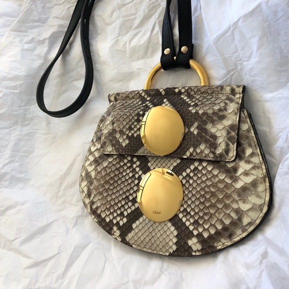 Chloe Python Mini Faye Bag - Picture 8 of 8